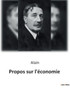 Propos sur l'Ã©conomie