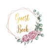 Guest Book for Visitors and Guests to Sign at a Party, Wedding, Baby Or Bridal Shower (hardback)
