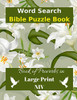 Word Search Bible Puzzle : Book of Proverbs Book in Large Print