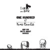 One Hundred Horse Doodles : 100 Facts About Horses - 9781911418009