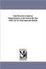 Vital Records of Andover, Massachusetts, to the End of the Year 1849. Vol. II: Marriages and Deaths