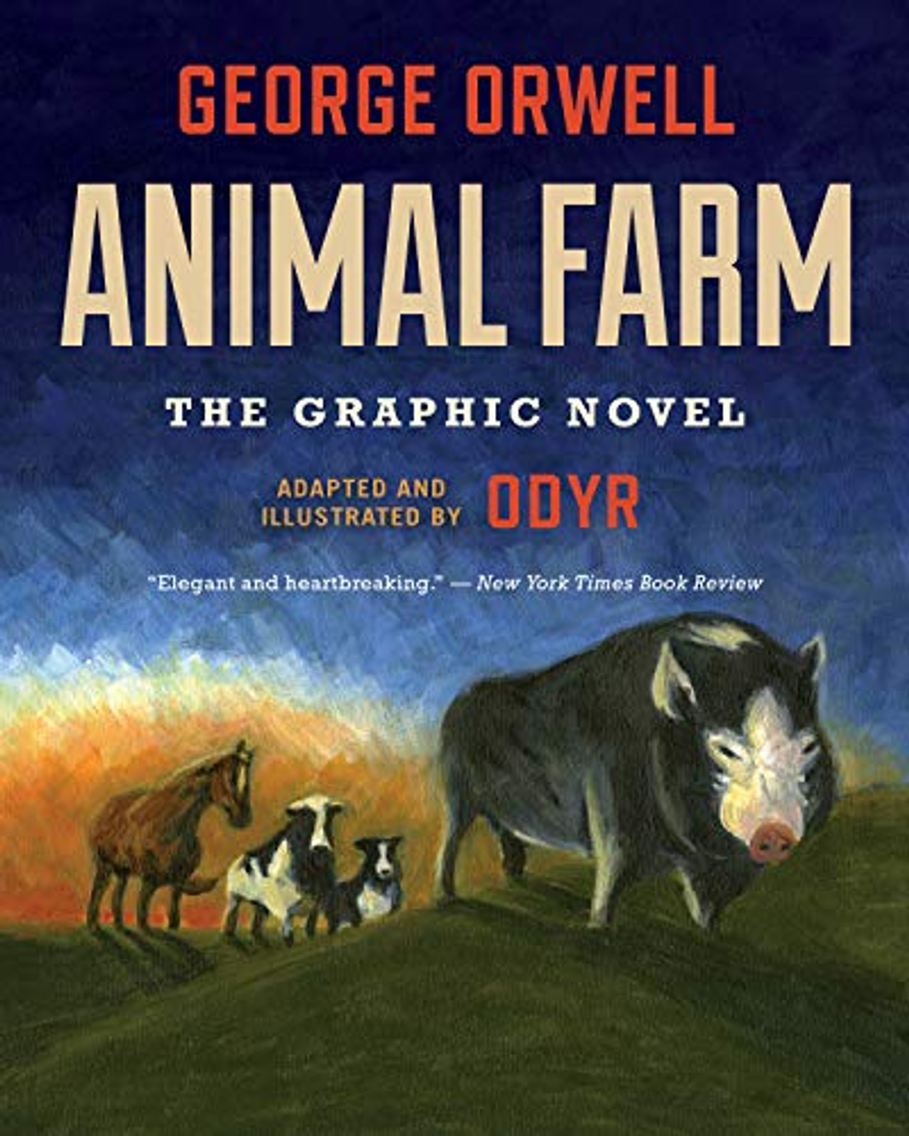 Animal Farm The Graphic Novel George Orwell 9780358410775   514iKA3DtJL  31233.1615557611 