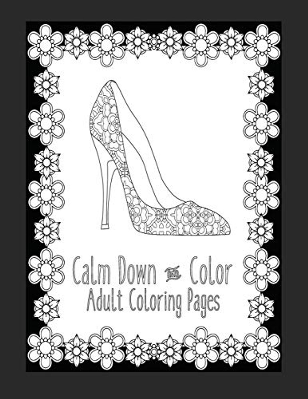 girls shoes coloring pages