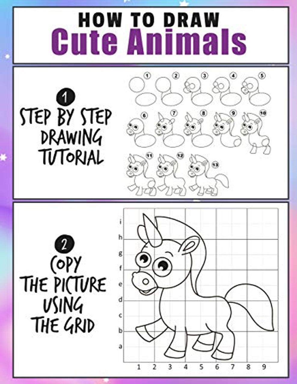 Drawing for kids 6 - 8 (Grid drawing for kids - Volume 3): Buy