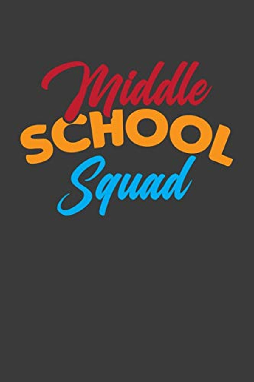 Squad:　First　Middle　Of　Day　School　Middle　Book　Designs　Frozen　School　Cactus　Adventure　9781086219593-