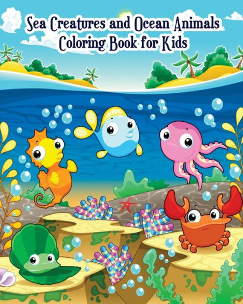 Animals Coloring Book For Kids Ages 4-8