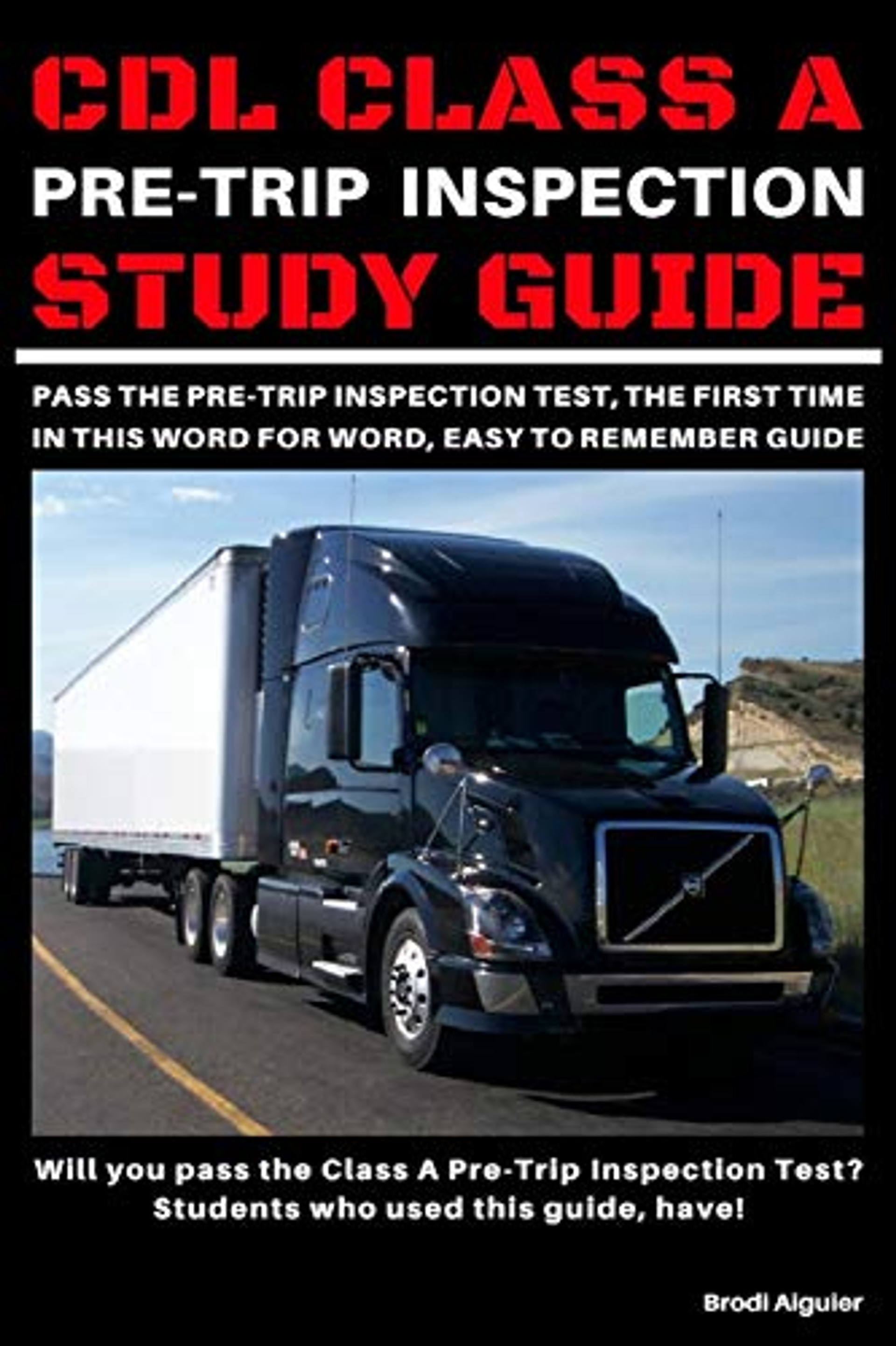 cdl pre trip test study guide