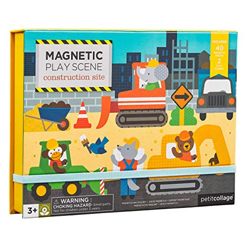 Petit Collage Set Magnetico Party Animals | 38 Pezzi Da Abbinare | Gioco Da Viaggio In Latta | Per Bambini 3+ Anni