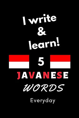 Notebook I Write And Learn 5 Javanese Words Everyday 6 X 9 130 notebook-i-write-and-learn-5-javanese-words-everyday-6-x-9-130