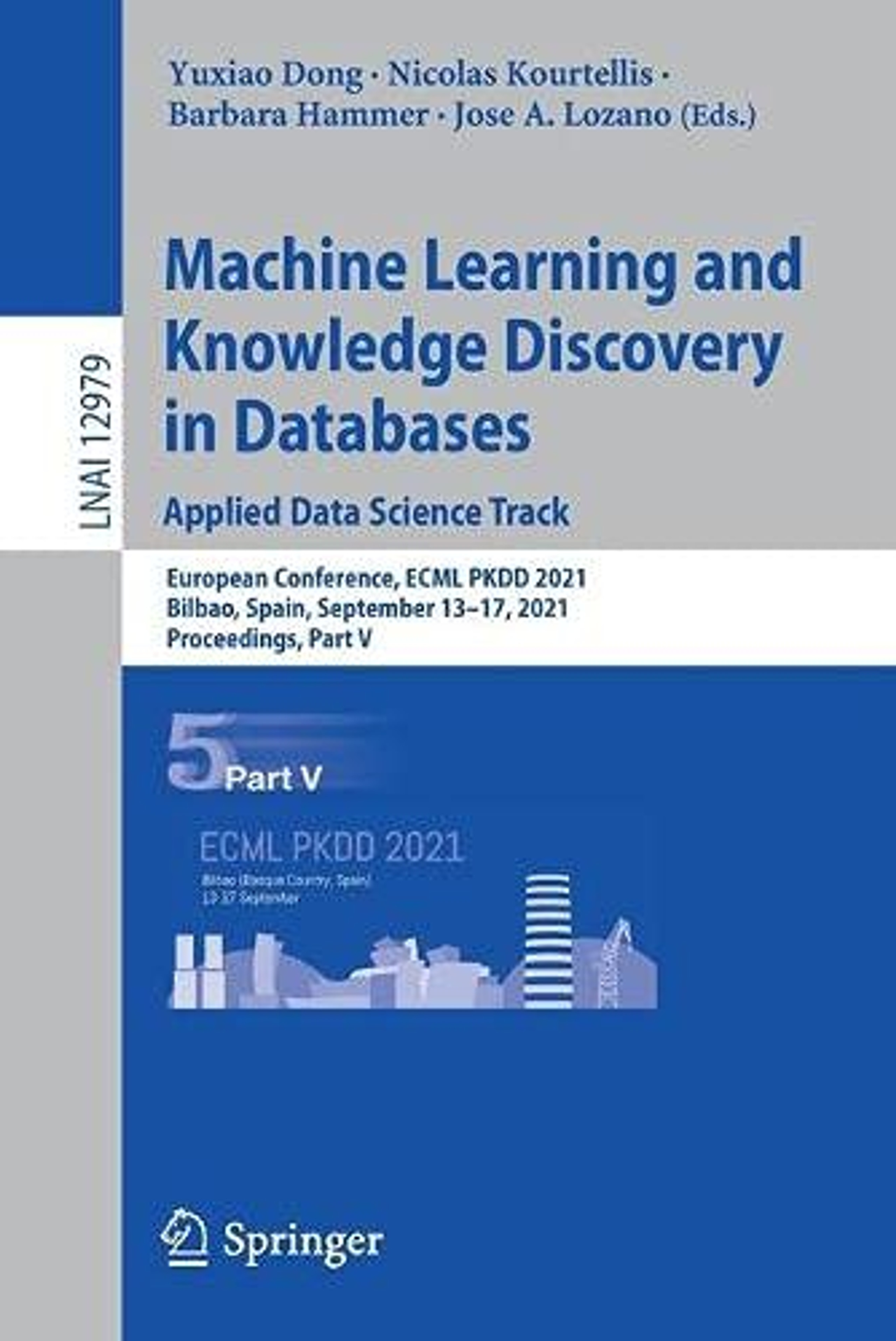 Machine Learning And Knowledge Discovery In Databases. Applied Data ...