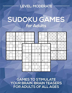 Sudoku Games for Adults Level : Moderate Sudoku Games for Adults Level : Moderate