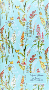 2027-28 Blooms & Butterflies 2-Year Pocket Planner (24-Month Calendar)