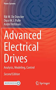 Advanced Electrical Drives : Analysis, Modeling, Control Advanced Electrical Drives : Analysis, Modeling, Control