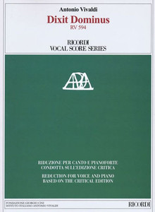 Dixit Dominus RV 594: Ricordi Vocal Score Series