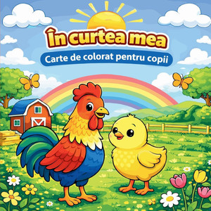În curtea mea Carte de colorat pentru copii