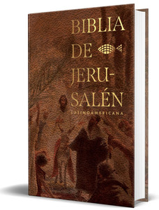 Biblia Católica Biblia de Jerusalén Latinoamericana, Tapa Dura Marrón / Spanish Jerusalem Bible, Latin American Edition Hardcover Sand Color
