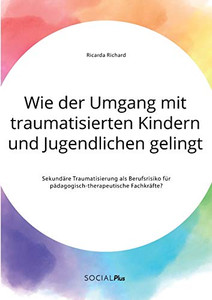 Wie der Umgang mit traumatisierten Kindern und Jugendlichen gelingt. Sekundäre Traumatisierung als Berufsrisiko für pädagogisch-therapeutische Fachkräfte? (German Edition)