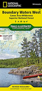 Boundary Waters West [Canoe Area Wilderness, Superior National Forest] (National Geographic Trails Illustrated Map, 753)