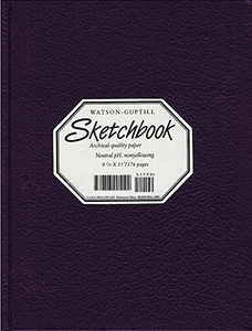 Sketchbook Blackberry cover 8 1/4 x 11"