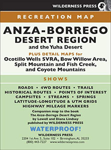 MAP Anza-Borrego Desert Region MAP Anza-Borrego Desert Region