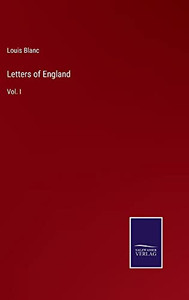 Letters Of England : Vol. I - 9783752553710