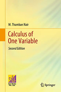 Calculus Of One Variable Calculus Of One Variable