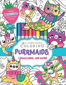 Kaleidoscope Coloring: Purrmaids, Llamacorns, and More! Kaleidoscope Coloring: Purrmaids, Llamacorns, and More!