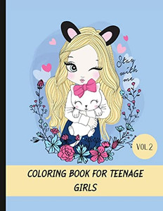 Coloring Book For Teenage Girls - 9788367106245 Coloring Book For Teenage Girls - 9788367106245