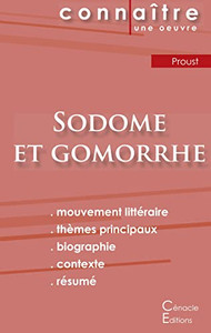 Fiche De Lecture Sodome Et Gomorrhe De Marcel Proust (Analyse Littéraire De Référence Et Résumé Complet) (French Edition)