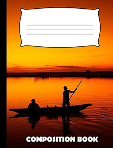 Composition Book: Fishing Composition Notebook Wide Ruled