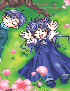 Anime Art Coloring Book