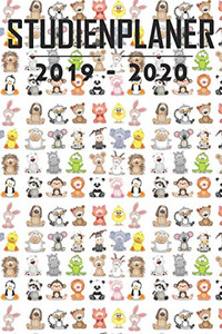 Studienplaner 2019 - 2020: Terminplaner, Kalender, Notizbuch F?r Studenten ? Von September 2019 Bis Oktober 2020 ? Studentenkalender, Semesterplaner, ... ? 6X9 Format ? Motiv: Tiere (German Edition)