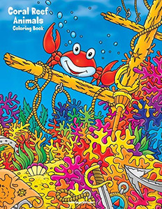 Coral Reef Animals Coloring Book Coral Reef Animals Coloring Book