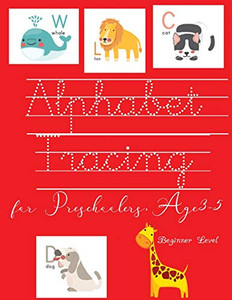 Alphabet Tracing For Preschooler, Age 3-5 Beginner Level