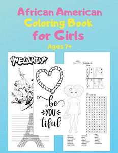 African American Coloring Book For Girls