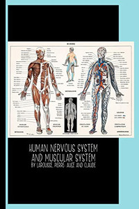 Human Nervous System And Muscular System (1900) By Larousse, Pierre; Augé And Claude : College Ruled Notebook: Illustration / Gallery And Museum Art