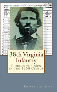 38Th Virginia Infantry: Finding The Men In The 1860 Census