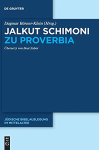Jalkut Schimoni Zu Proverbia (German Edition)