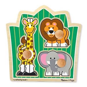 Melissa & Doug Safari Jumbo Knob Puzzle