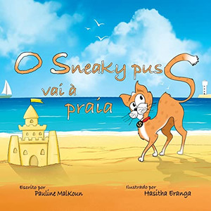 Sneaky Puss Goes To The Beach (Portuguese Edition)