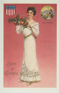 Vintage Journal California Belle (Pocket Sized - Found Image Press Journals)