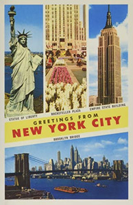 Vintage Journal Scenes, Greetings From New York City (Pocket Sized - Found Image Press Journals)