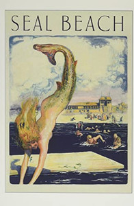 Vintage Journal Seal Beach Mermaid Diving (Pocket Sized - Found Image Press Journals)