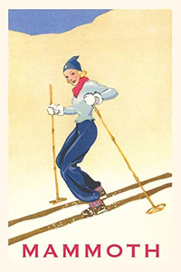 The Vintage Journal Woman Skiing Down Hill, Mammoth (Pocket Sized - Found Image Press Journals) The Vintage Journal Woman Skiing Down Hill, Mammoth (Pocket Sized - Found Image Press Journals)