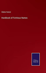 Handbook Of Fictitious Names
