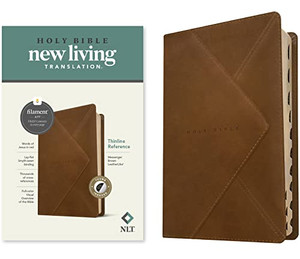 Nlt Thinline Reference Bible, Filament Enabled Edition (Leatherlike, Messenger Brown, Indexed)