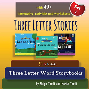 Three Letter Stories: Amazing Collection Of Three Preschool Story And Activity Books With Three Letter Sight Words
