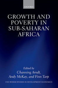 Growth And Poverty In Sub-Saharan Africa (Wider Studies In Development Economics)