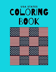 USA States Coloring Book: A United States Coloring Book With State Bird, State Seal, State Flower, Fun Filled Learning And Coloring