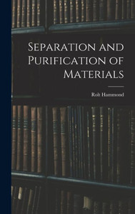 Separation And Purification Of Materials